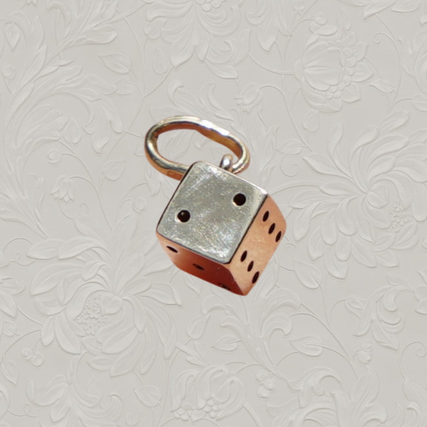 Vintage Dice Charm