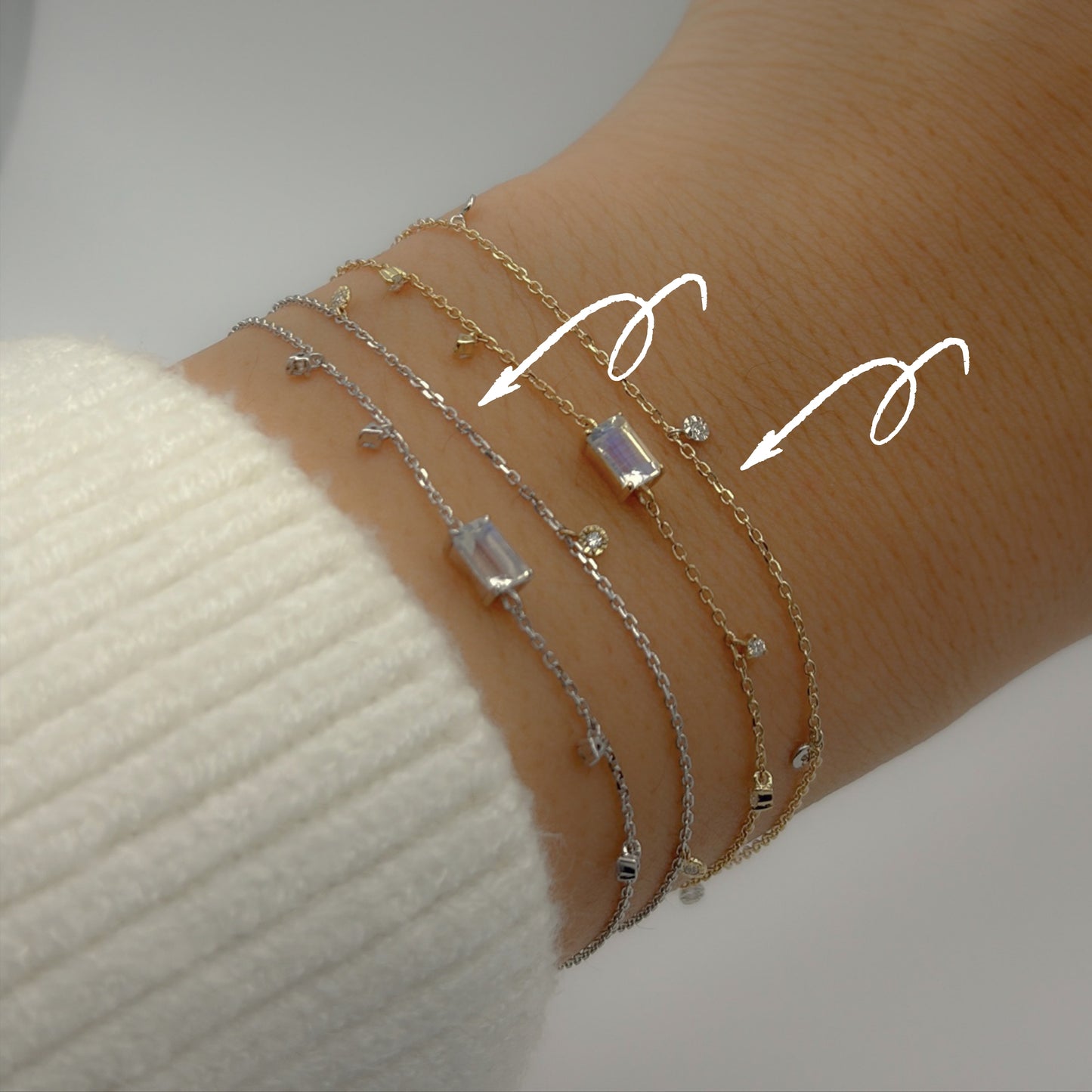 Two Toned Diamond Bracelet