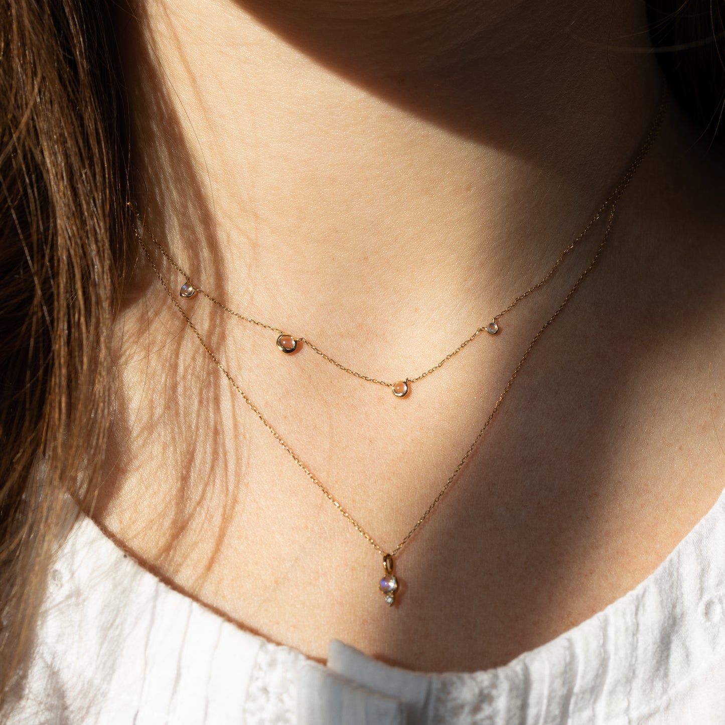 Moonstone Multi Stone Necklace
