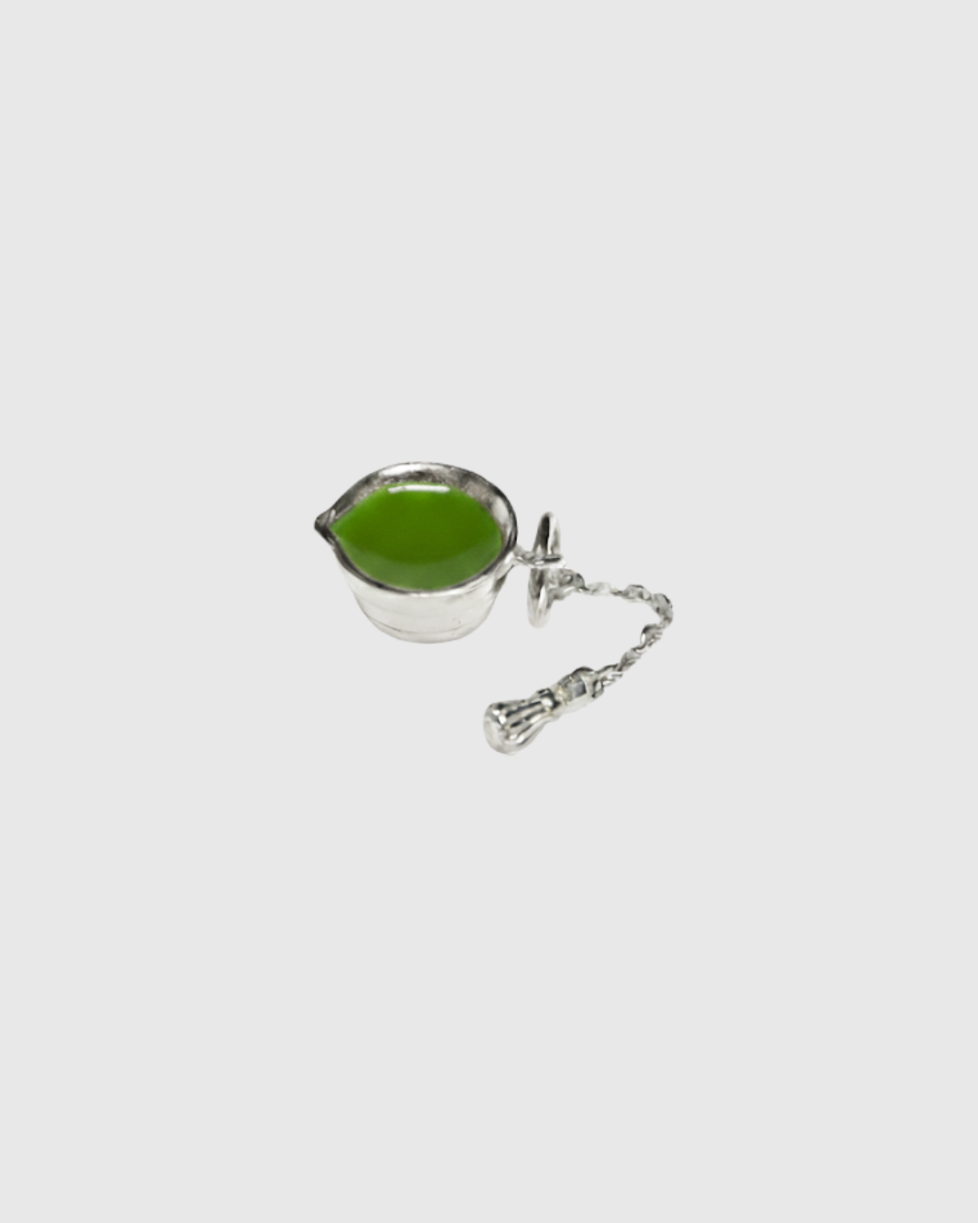 Matcha Chawan Charm with Ensō