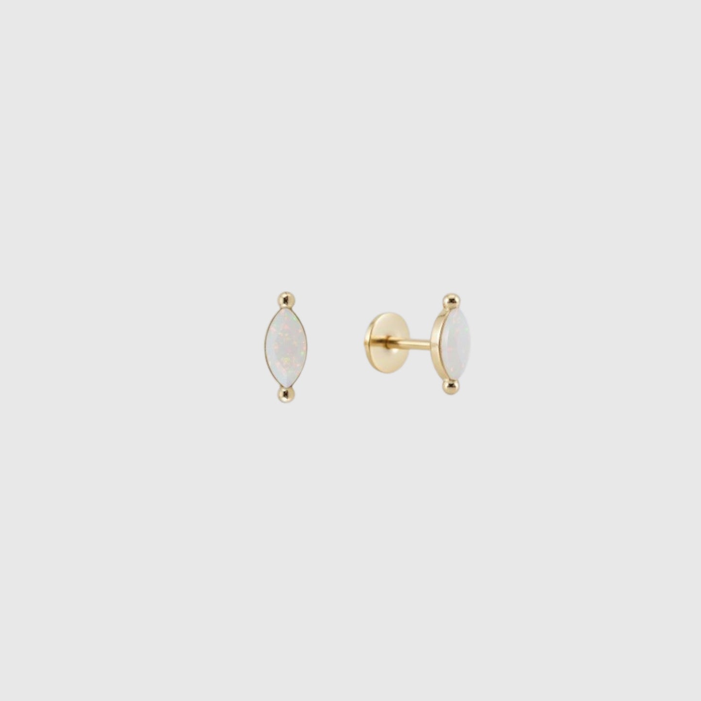 Single Opal Flatback