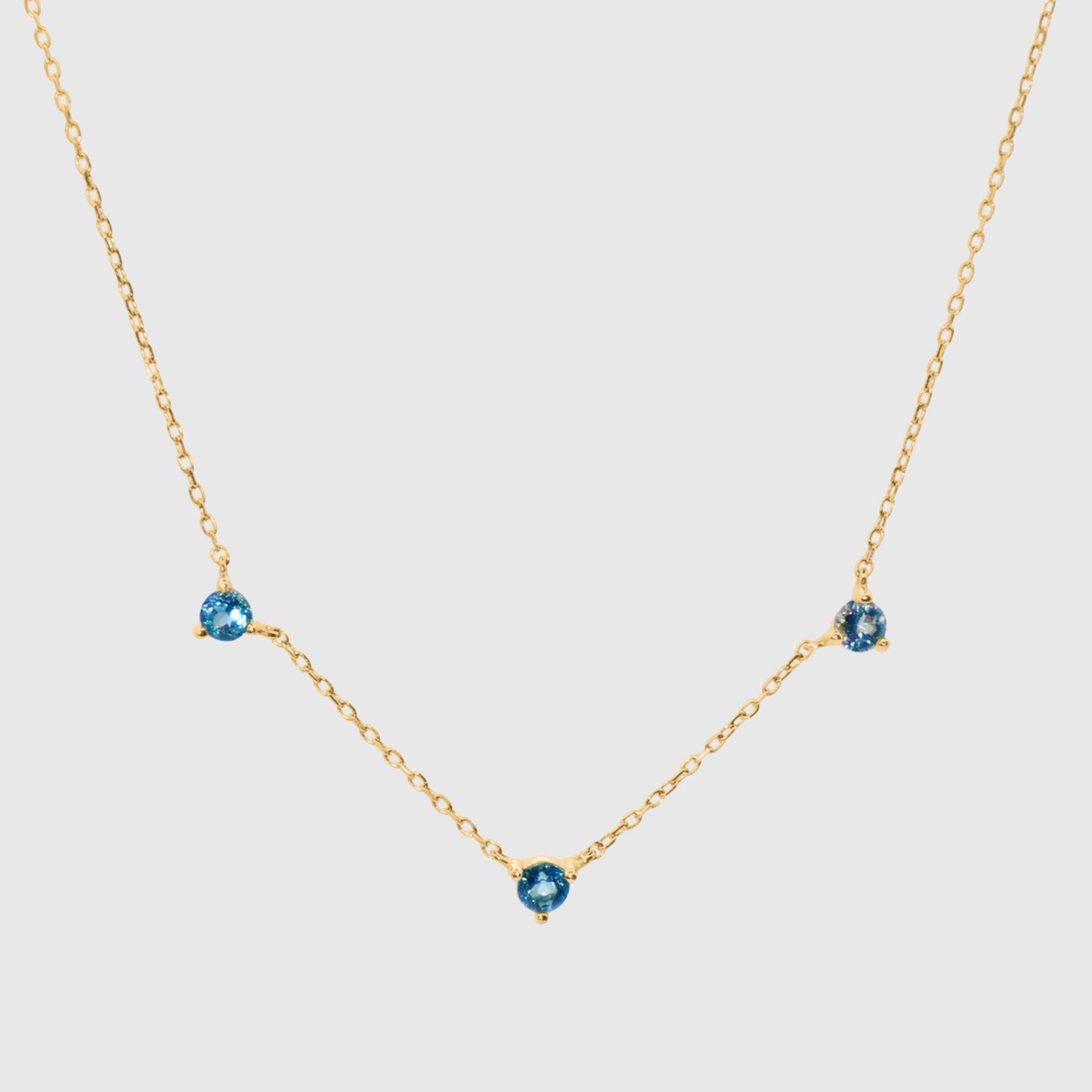 Blue Topaz Necklace