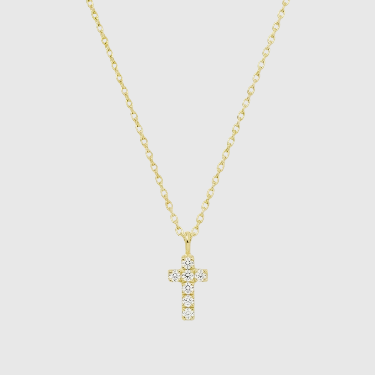 Diamond Cross Necklace