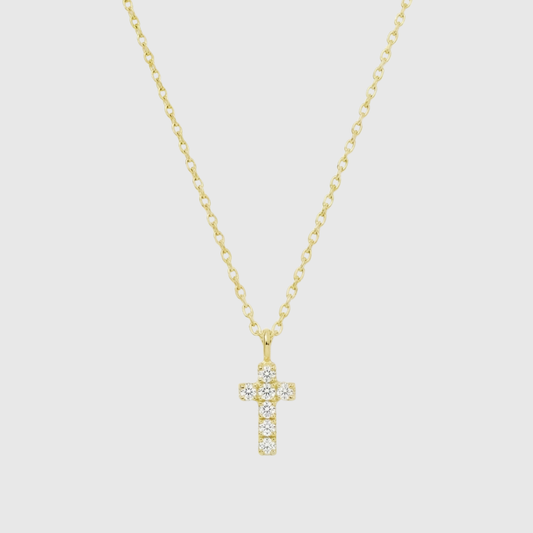 Diamond Cross Necklace
