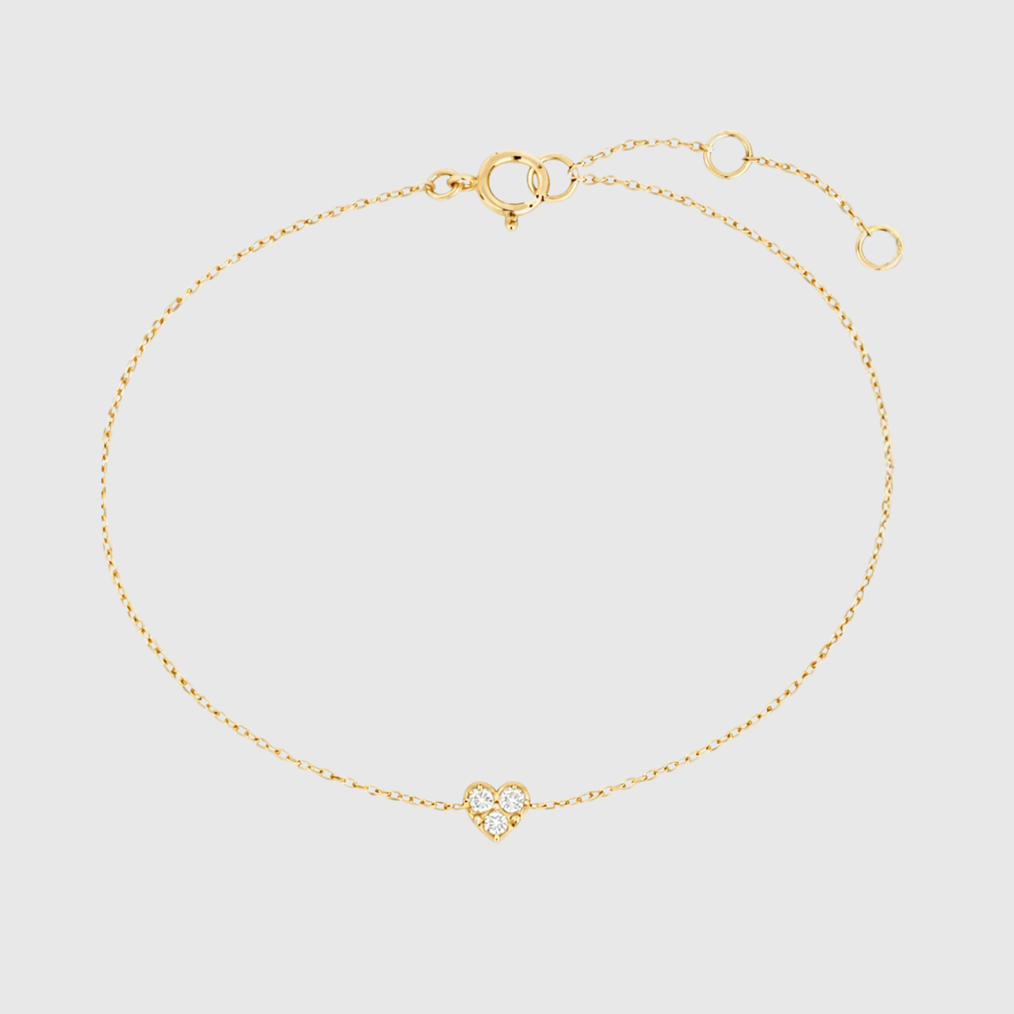Diamond Heart Bracelet