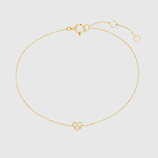 Diamond Heart Bracelet
