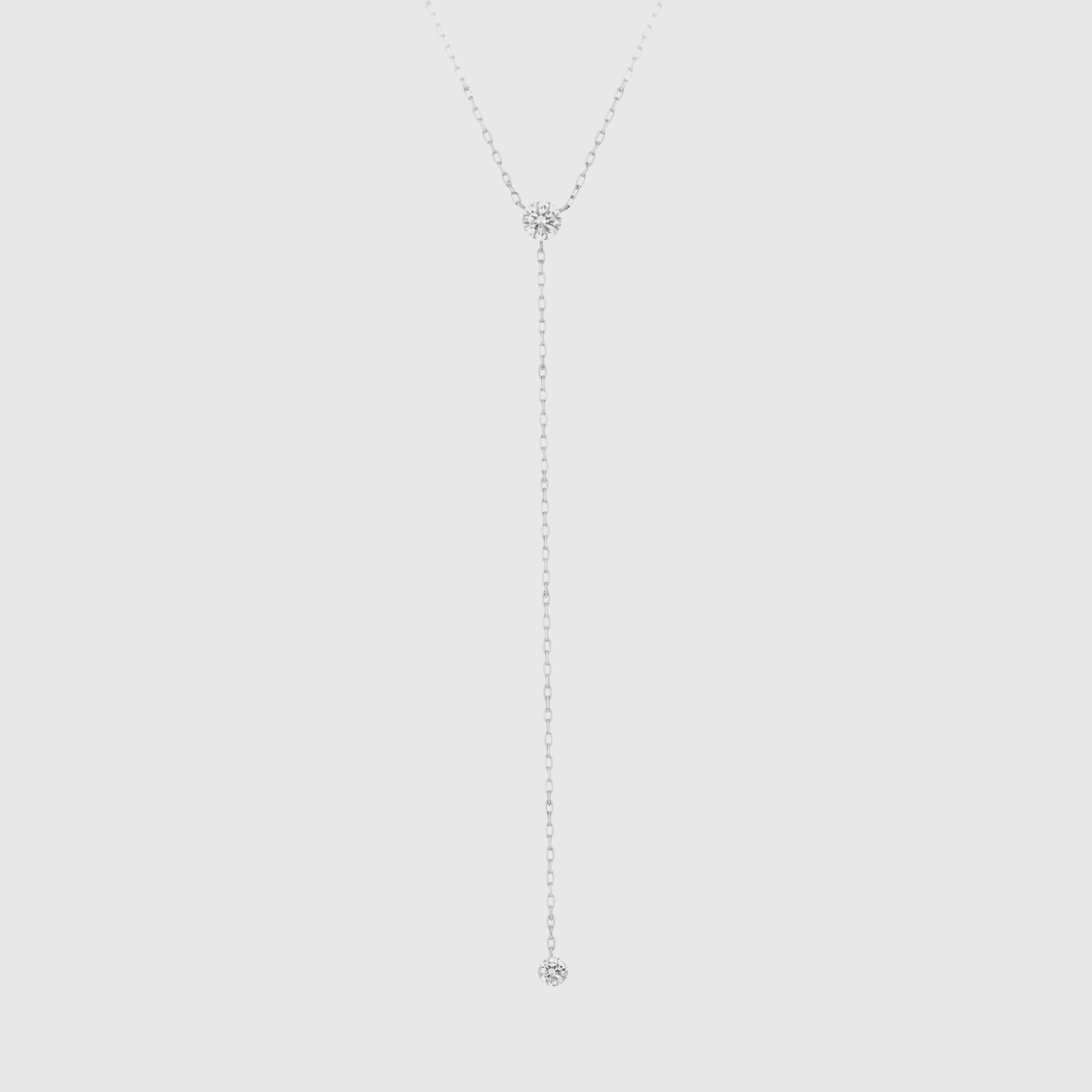 Diamond Lariat Necklace
