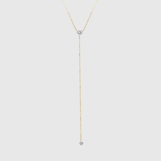 Diamond Lariat Necklace