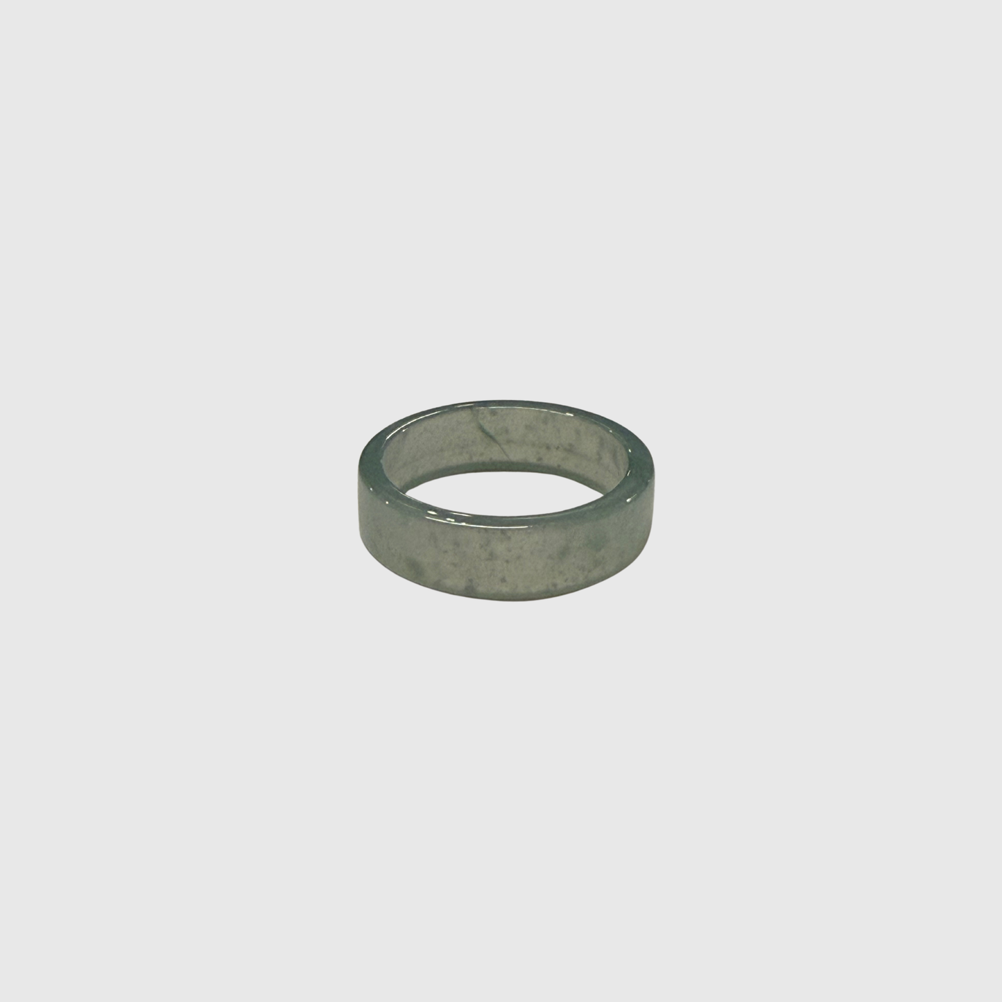 Green Jade Band Ring