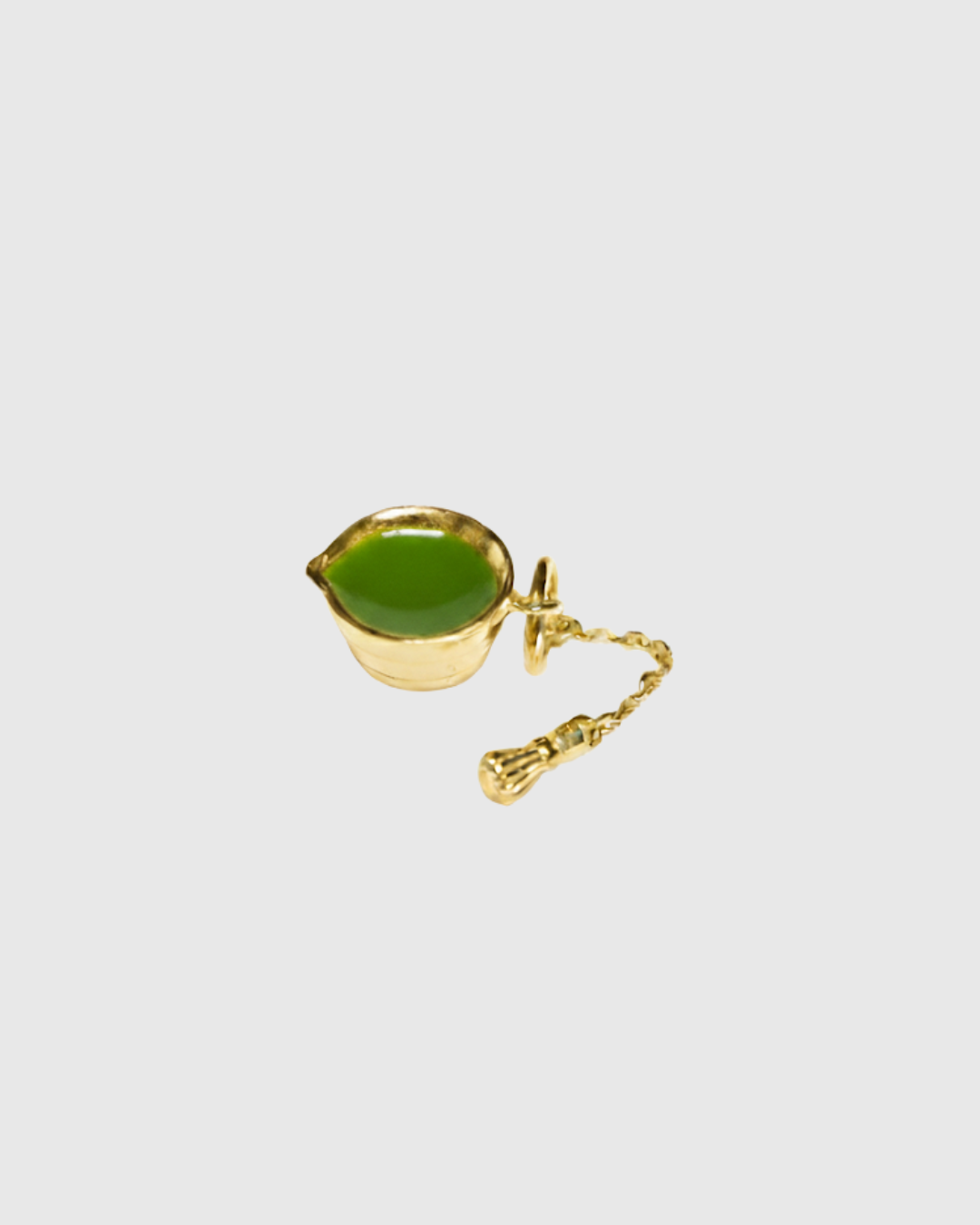 Matcha Chawan Charm with Ensō