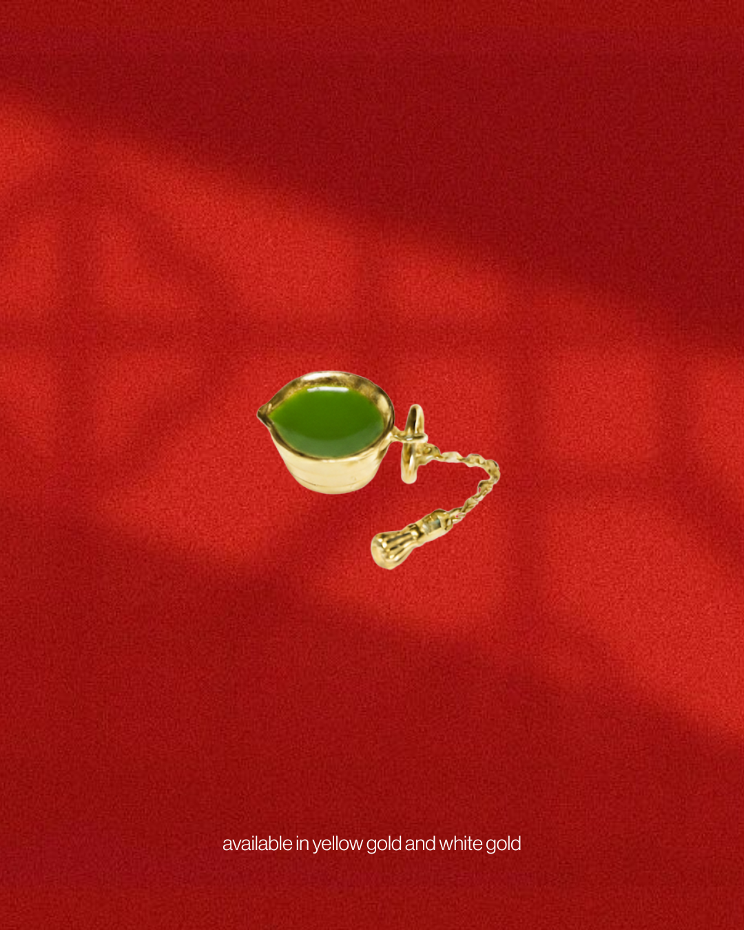 Matcha Chawan Charm with Ensō