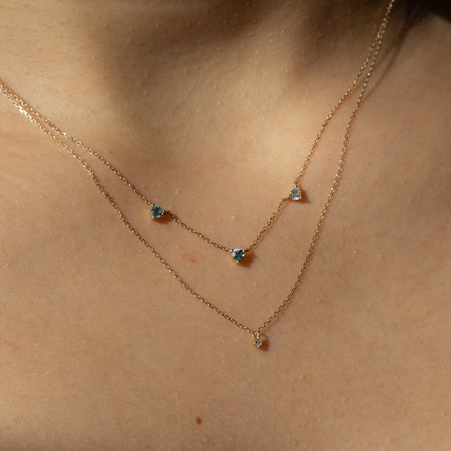 Blue Topaz Necklace
