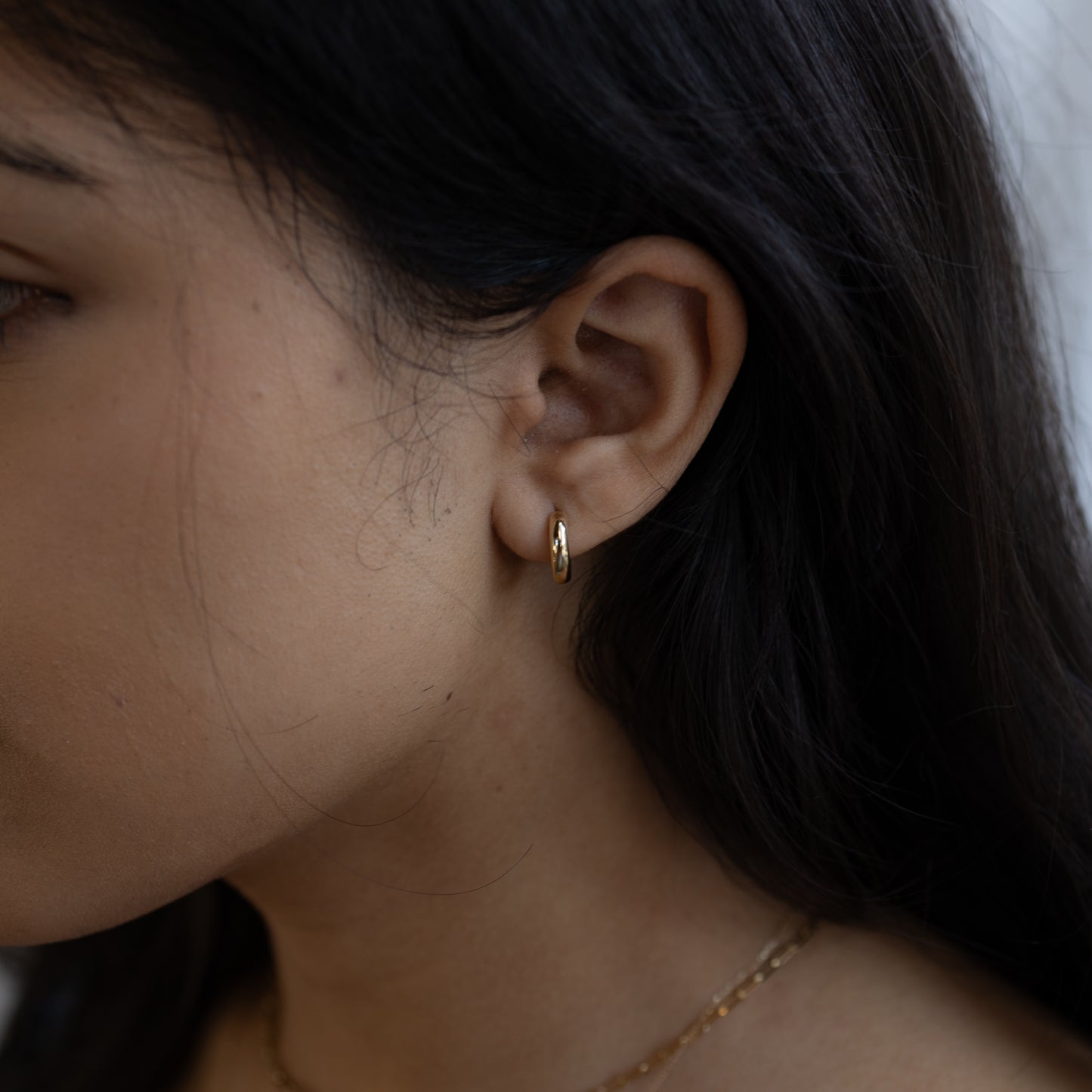 Small Bold Hoops