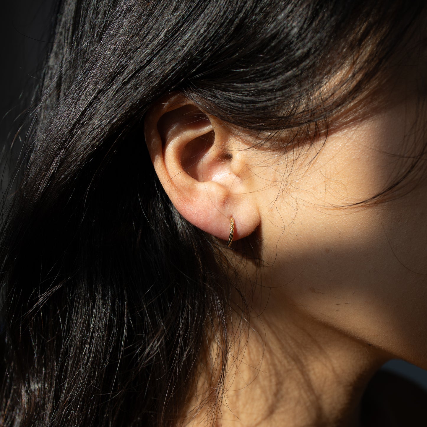 Small Twisted Rope Hoops