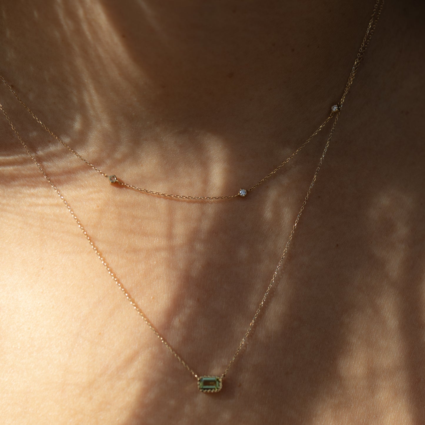Three Piece Diamond Necklace