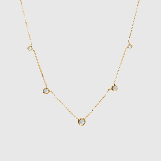 Moonstone Multi Stone Necklace