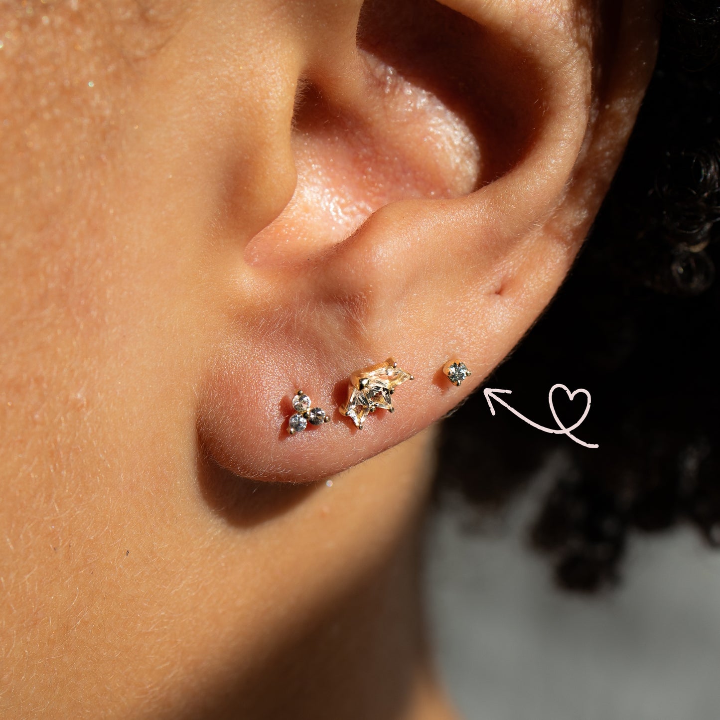 Single Mini Diamond Flatback