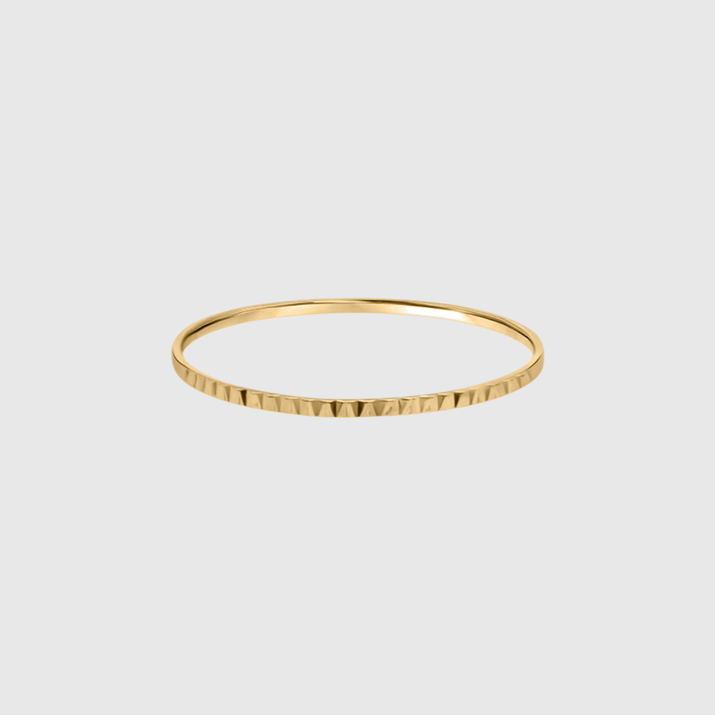 Thin Prism Gold Ring