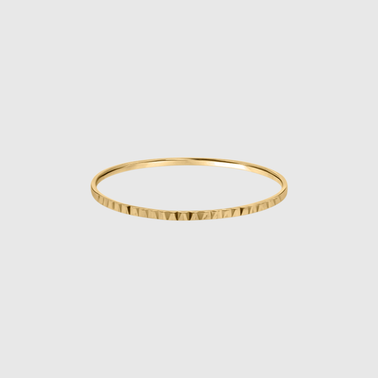 Thin Prism Gold Ring