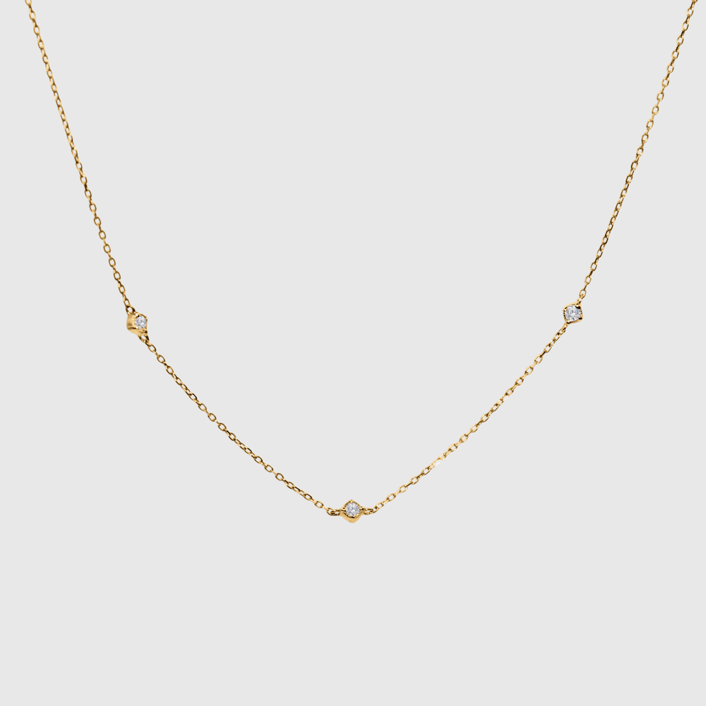 Three Piece Diamond Necklace