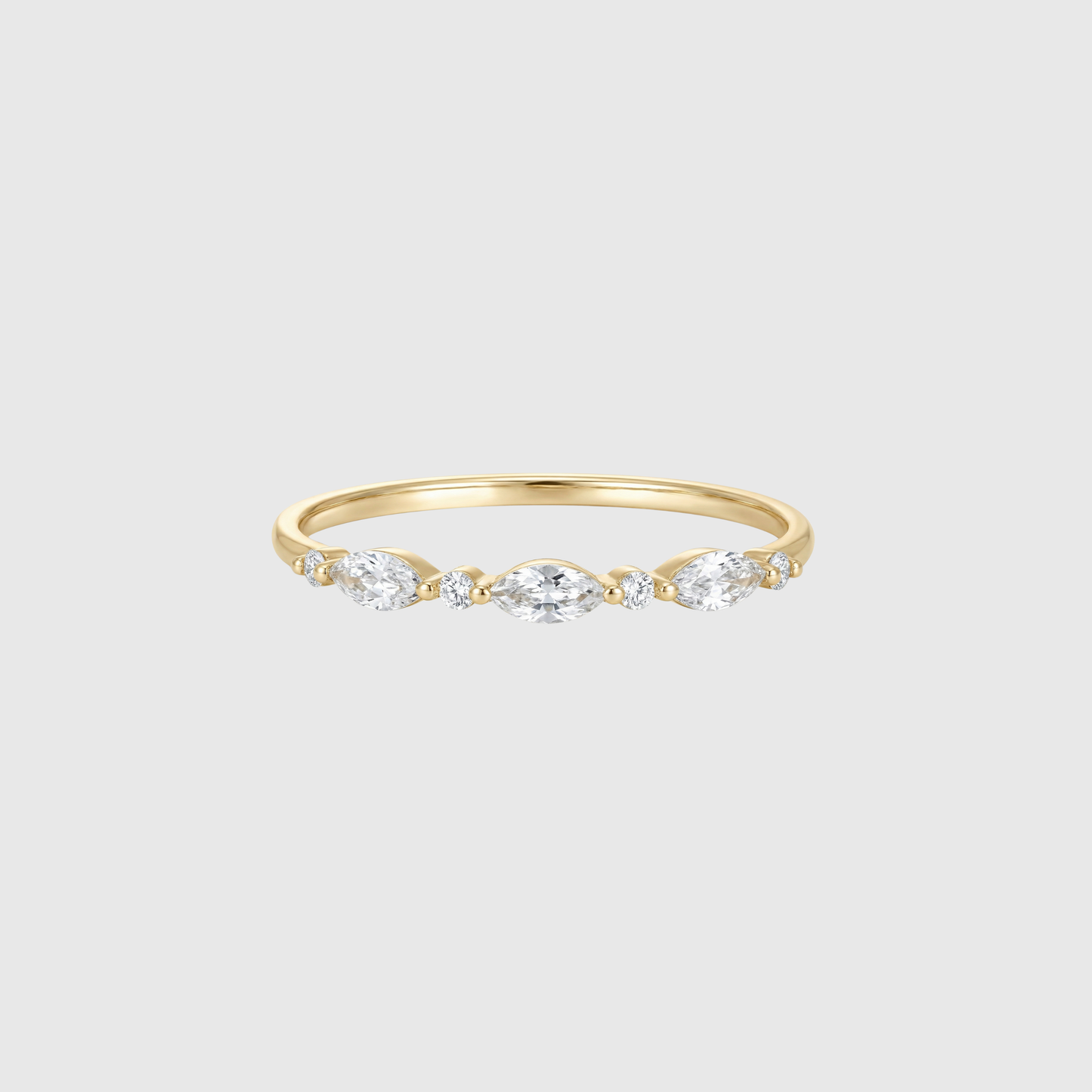 Topaz Sapphire Marquise Ring