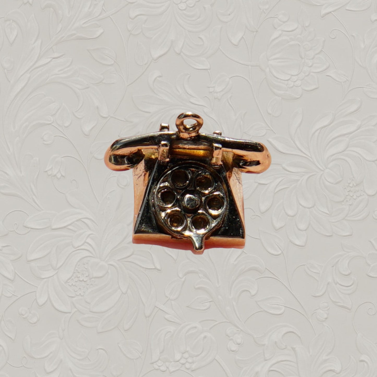 Vintage Old Telephone Charm