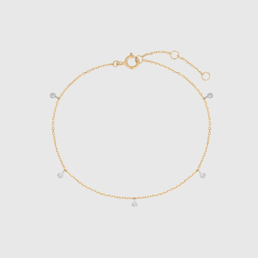 Two Toned Diamond Bracelet