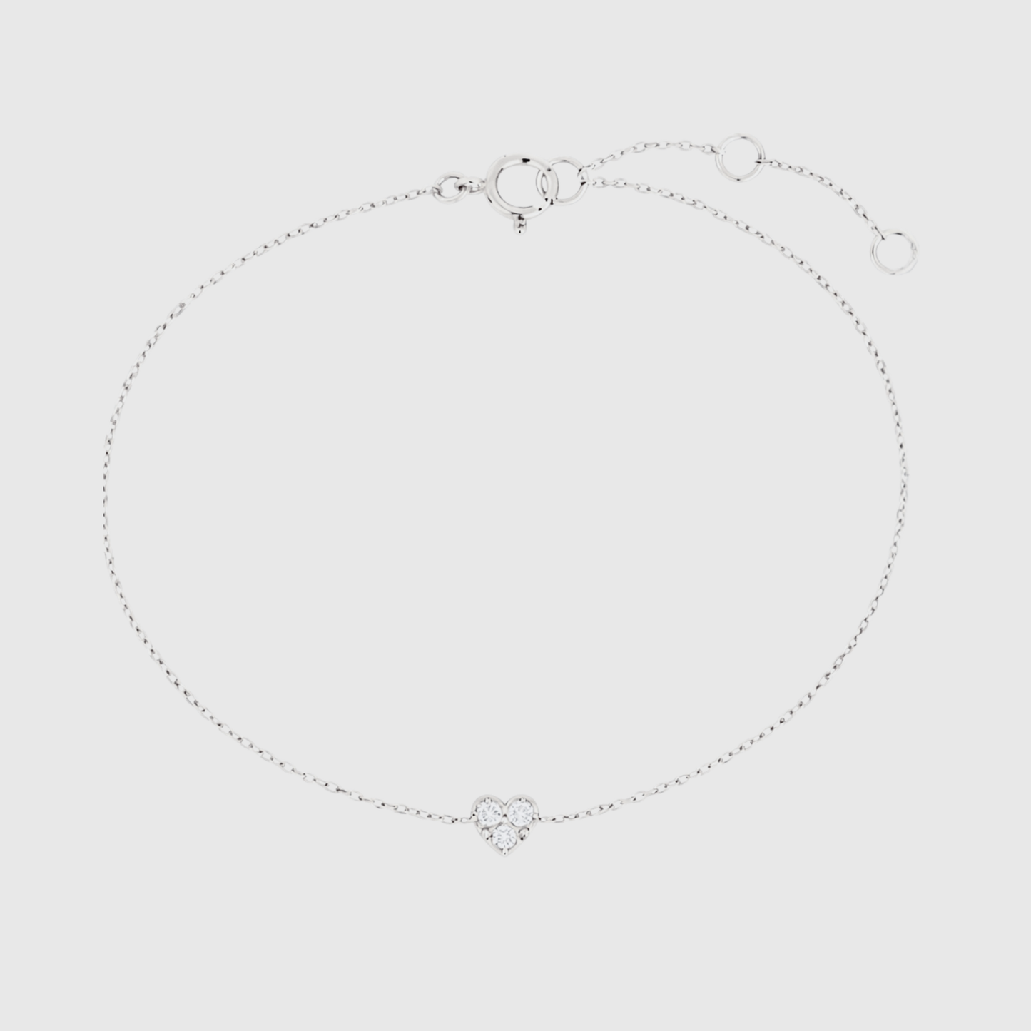 Diamond Heart Bracelet