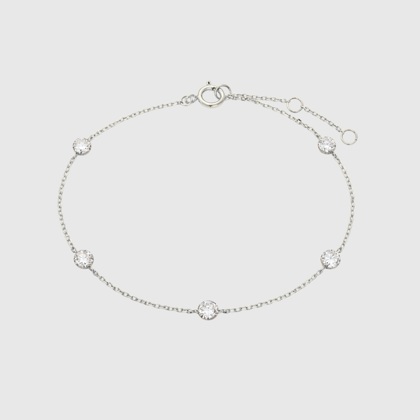 Five Diamond Bracelet