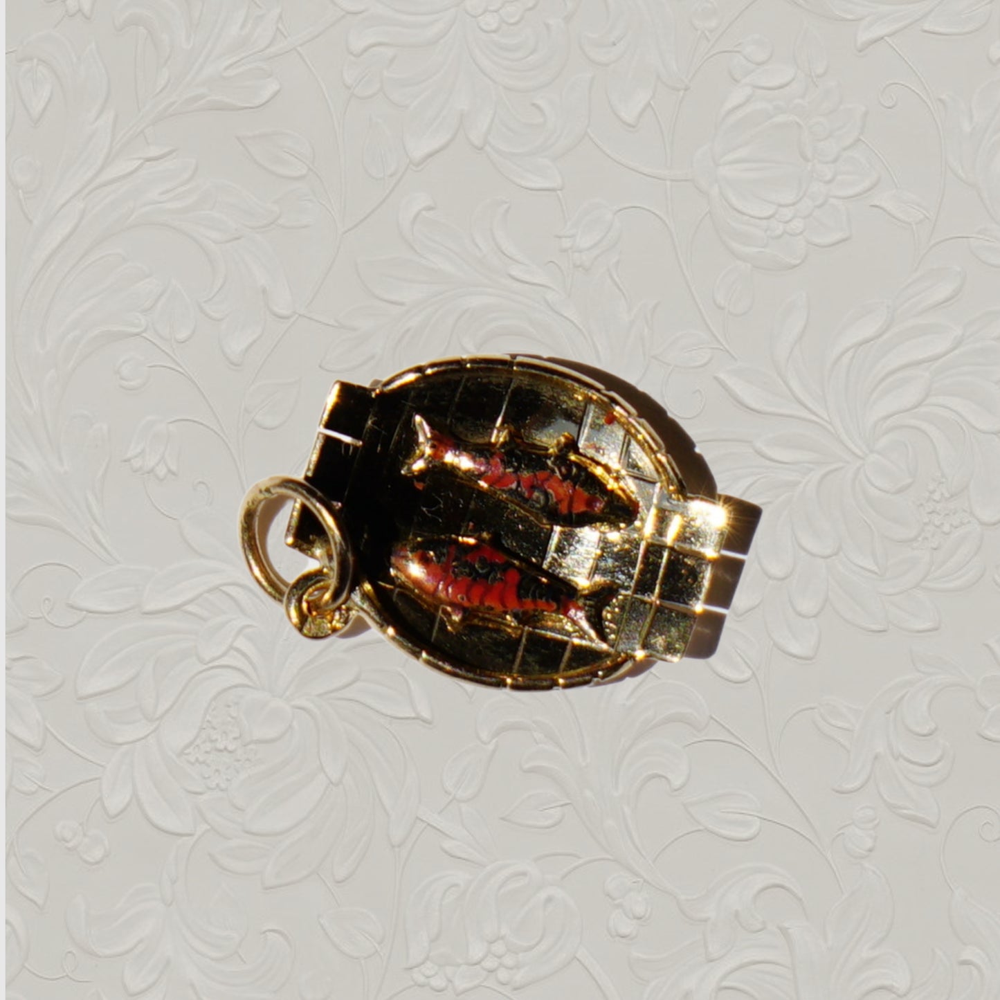 Vintage Fish Tray Charm
